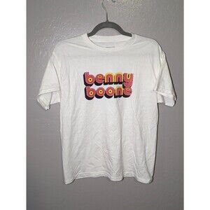 Benson Boone Benny Boone 70s Tee Medium White Retro Graphic T Shirt Official